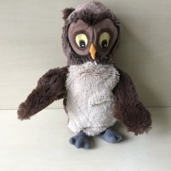 Handpop : Uil. Hoogte 26 cm.