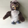 Handpop : Uil. Hoogte 26 cm.