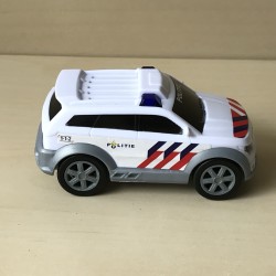 Politieauto. Het geluid doet het niet.