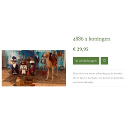 Playmobil : Heilige Drie Koningen.