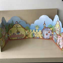 De familie Barbapapa. Reuze groot. Uitgeklapt 1.35m