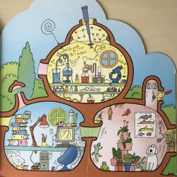 De familie Barbapapa. Reuze groot. Uitgeklapt 1.35m