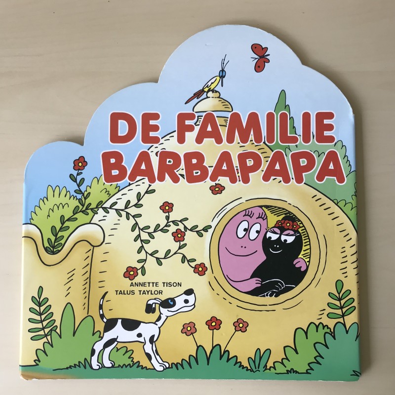 De familie Barbapapa. Reuze groot. Uitgeklapt 1.35m