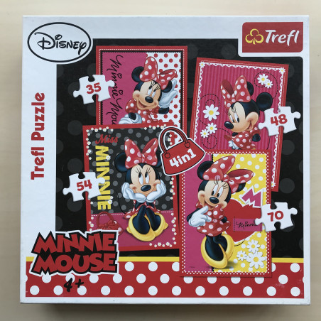 Minnie Mouse 35 48 54 en 70 stukjes