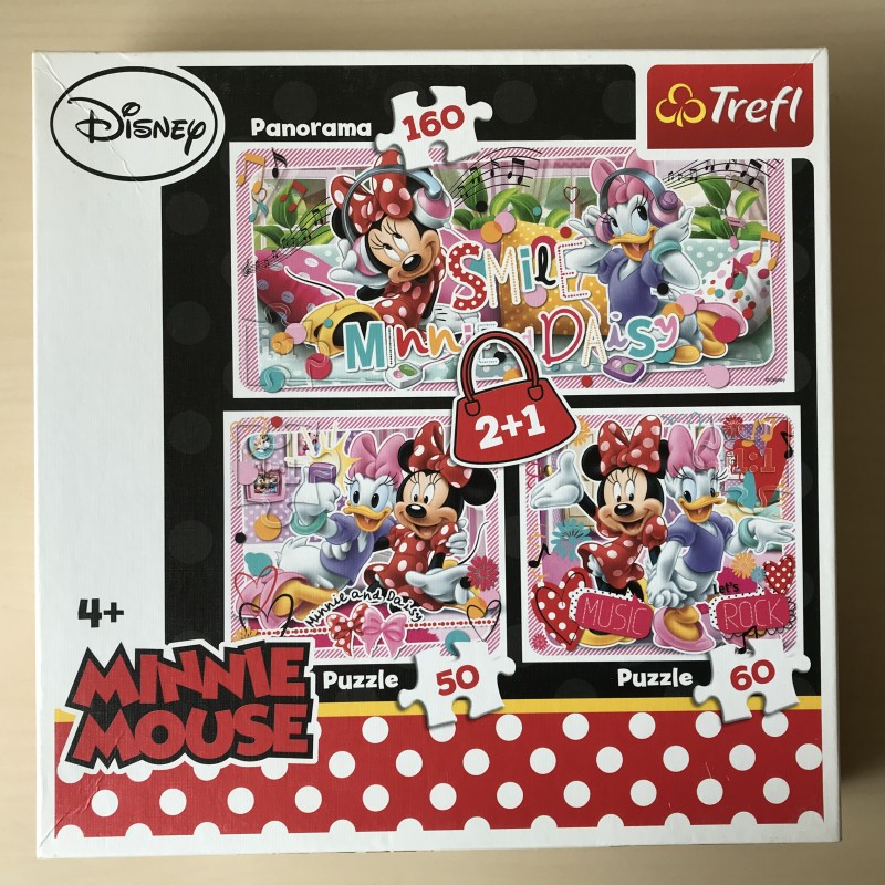 Minnie Mouse : 50 60 en 160 stukjes.