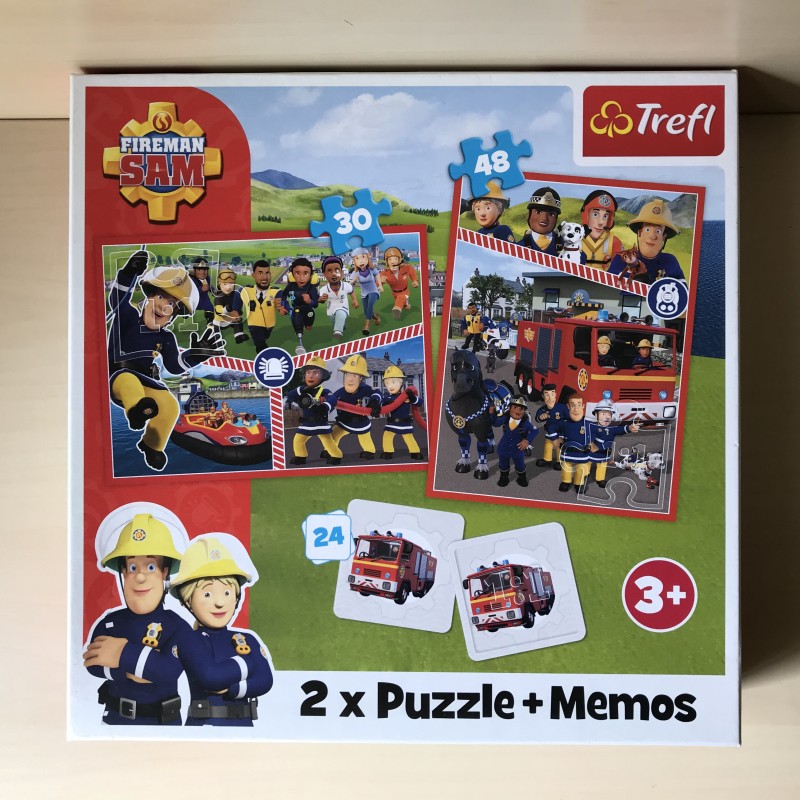 Sam de Brandweerman : De puzzels zijn ongebruikt. 30, 48 stukjes + memo.