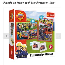 Sam de Brandweerman : De puzzels zijn ongebruikt. 30, 48 stukjes + memo.