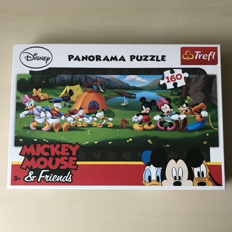 Mickey Mouse : panoramapuzzel 160 stukjes