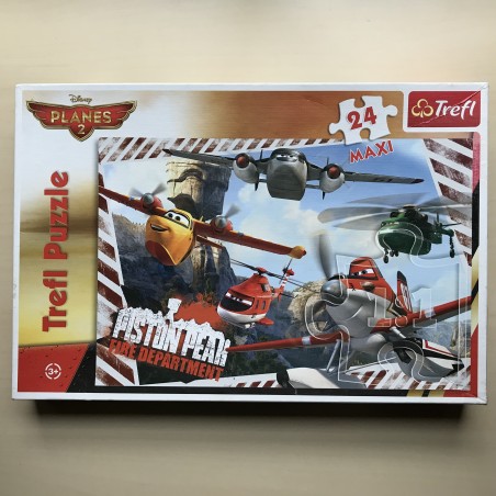 Planes : Piston Peak Fire Department. Vloerpuzzel 24 stukjes.