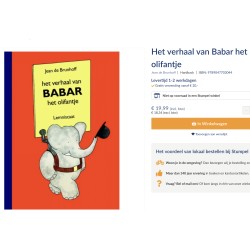 Het verhaal van Babar het olifantje. Groot formaat