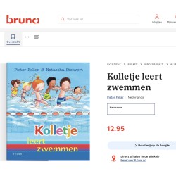 Kolletje leert zwemmen