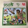 David de Kabouter : Ongebruikt. At the forest with the Gnomes. 950 stukjes.