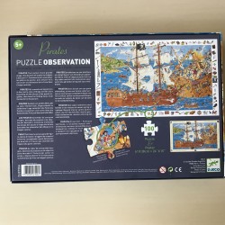 Djeco : Piraten. Zoekpuzzel 100 stukjes