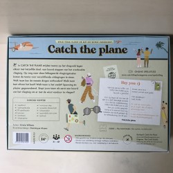 Catch the plane/ vang het vliegtuig.