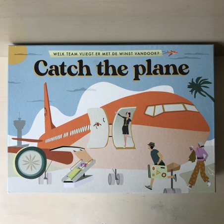 Catch the plane/ vang het vliegtuig.