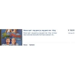 Zeg geen ja, zeg geen nee. Original.