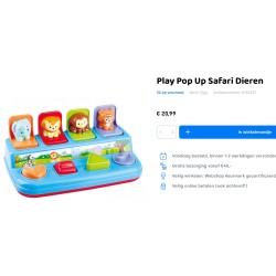 Play Pop Up Safari Dieren