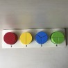 Houten cirkel geometrische puzzel.