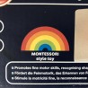Houten cirkel geometrische puzzel.