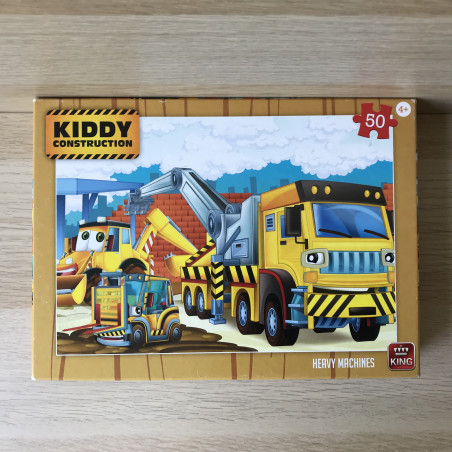 Kiddy. Vrachtwagens. Puzzel 50 stukjes