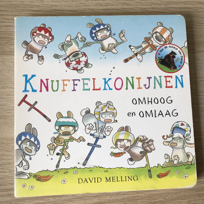 Knuffelkonijnen. Omhoog en omlaag