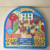 Puzzelplankje knopjespuzzel : 6 stukjes, 8 stukjes en 12 stukjes.