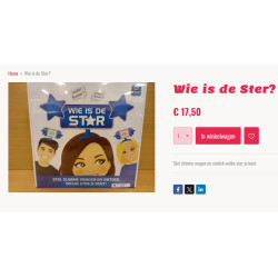Wie is de ster.