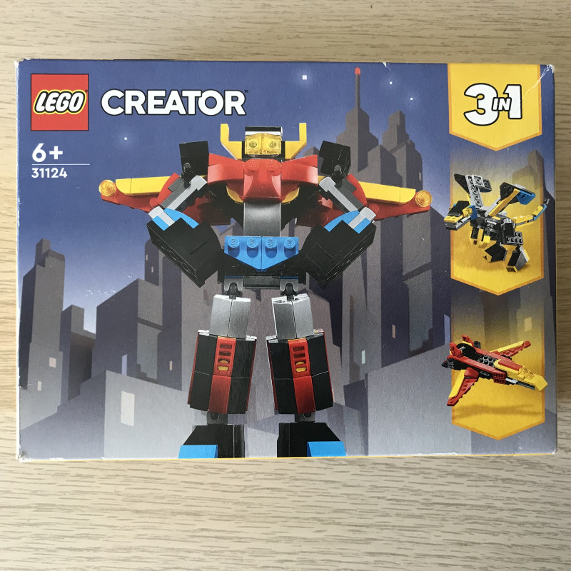 LegoCreator 31124. Superrobot. 3 in 1.