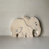 Houten olifant.