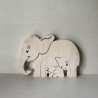Houten olifant.