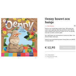 Oenny bouwt een huisje.