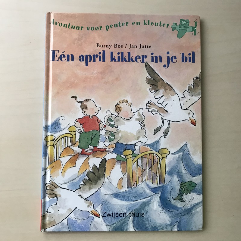 Eén april kikker in je bil