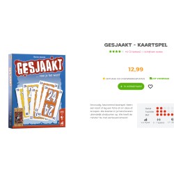 999 Games : Gesjaakt voor je het weet.  Kaartspel