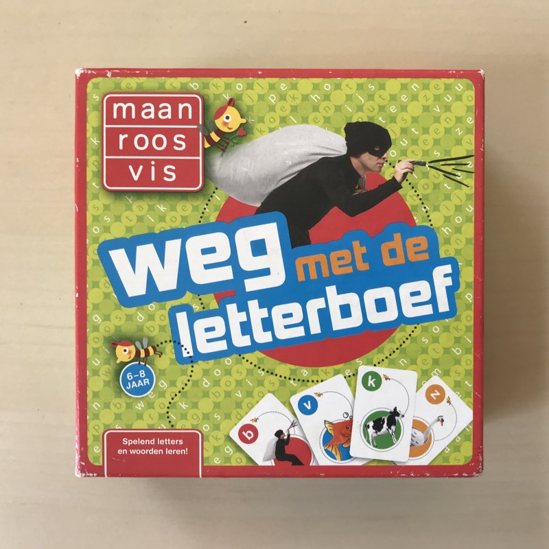 Maan roos vis : Weg met de letterboef