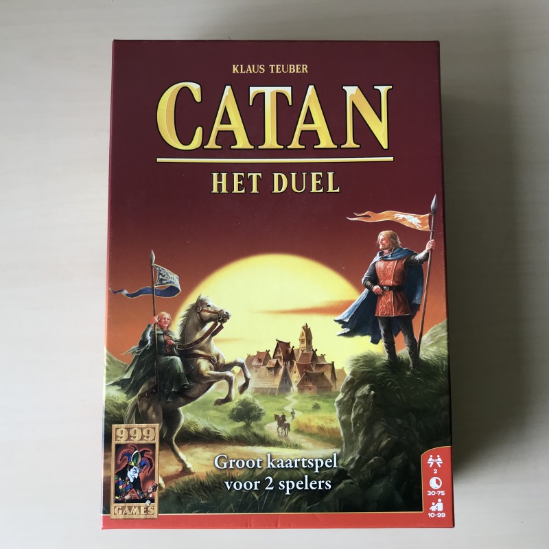 999 Games. Catan : Het Duel, groot kaartspel.