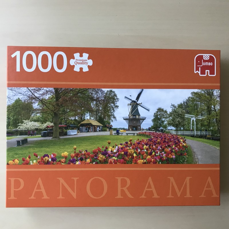 De Keukenhof : Panoramapuzzel 1000 stukjes