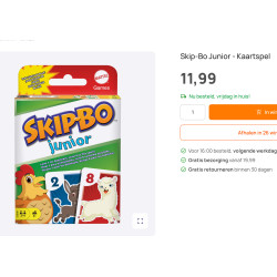 Skip-Bo : Junior. Ongebruikt