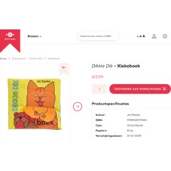 Dikkie Dik : Stoffen boekje Kiekeboek.