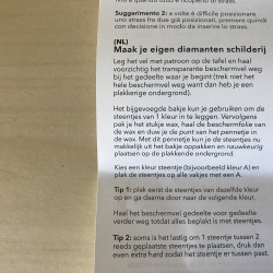 Diamond painting : ongebruikt. 15000 steentjes.