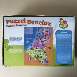 Playlab. Puzzel Benelux. 70 stukjes