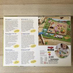 Haba : Hamertje tik. In Lillis tuin.