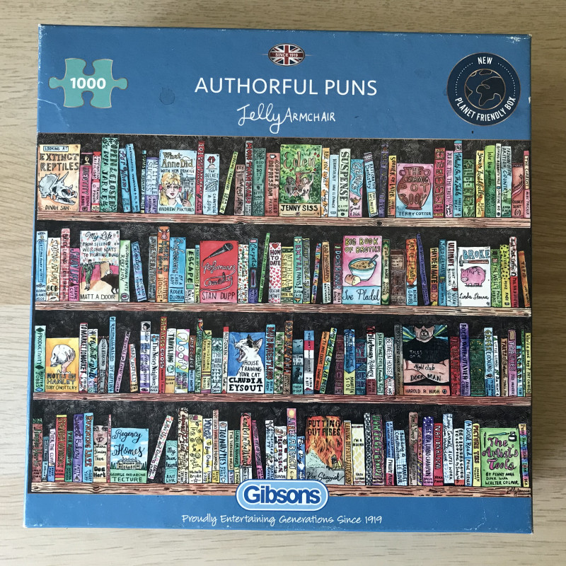 Gibsons : Authorful Puns. Jelly arm chair 1000 stukjes