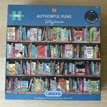 Gibsons : Authorful Puns. Jelly arm chair 1000 stukjes