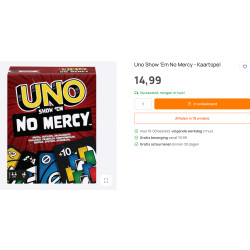 Uno : Nieuw. No mercy.