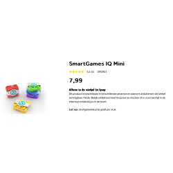 Smartgames : IQ mini. 6,5 x 7 cm.