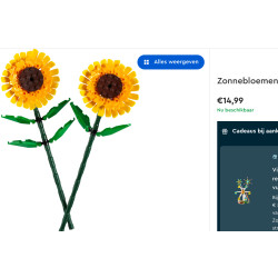 Lego : 40524 zonnebloemen. Nieuw