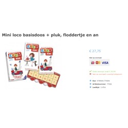Loco Pluk van de Petteflet. 2 boekjes met cassette. Leeftijd 4-6 jaar.