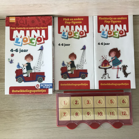 Loco Pluk van de Petteflet. 2 boekjes met cassette. Leeftijd 4-6 jaar.