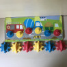 Puzzelplankje Knopjesplankje : Met draaischijven/draaivormen.