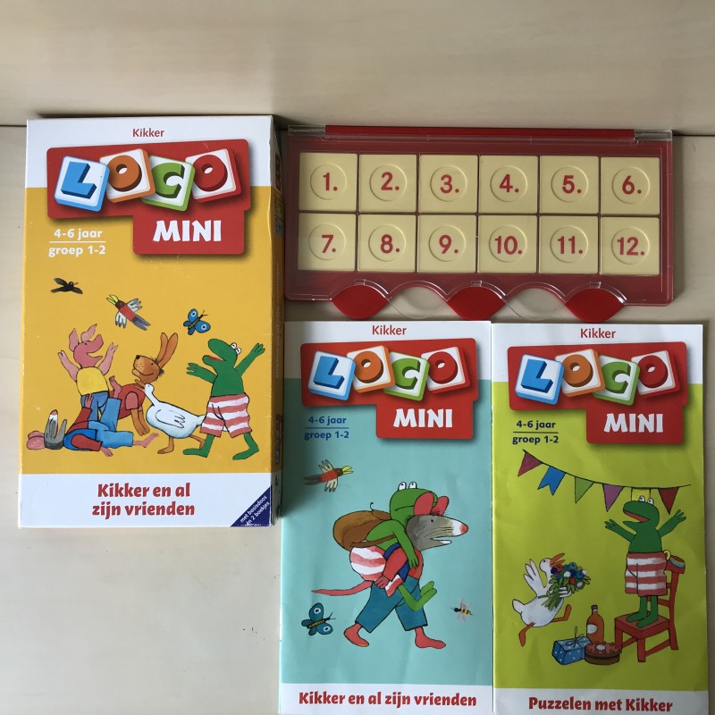 Mini Loco : Kikker en al zijn vrienden. Leeftijd 4 - 6 jaar.